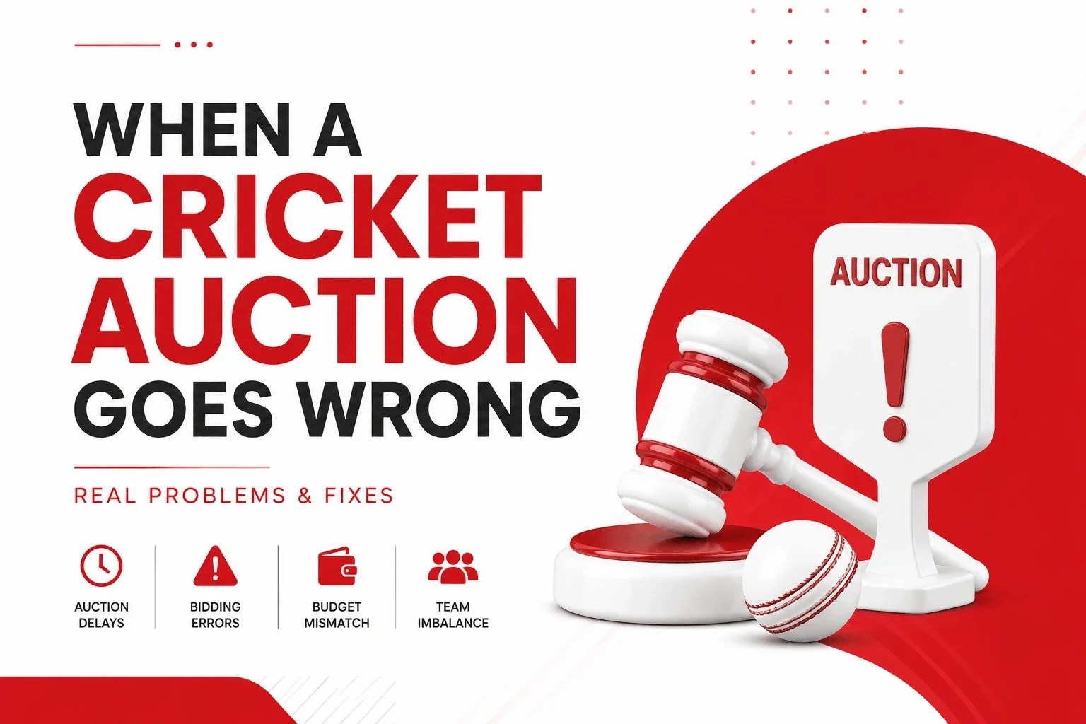 When a Cricket Auction Goes Wrong: Real Problems & Fixes.