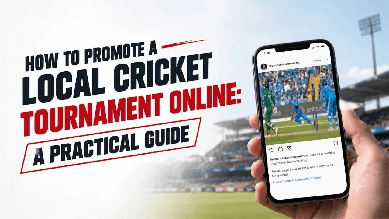 How to Promote a Local Cricket Tournament Online