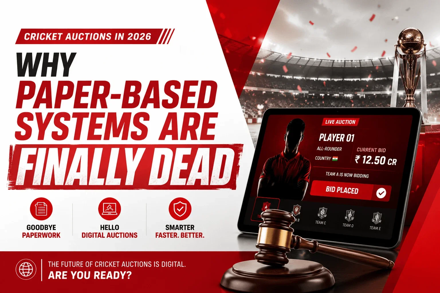 Cricket Auctions in 2026: Why Paper-Based Systems Are Finally Dead