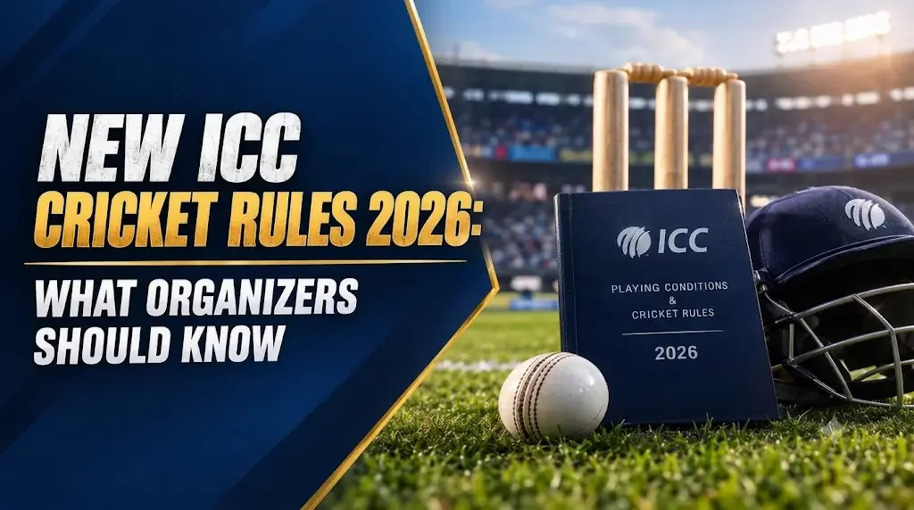 New ICC Cricket Rules 2026: What Organizers Should Know