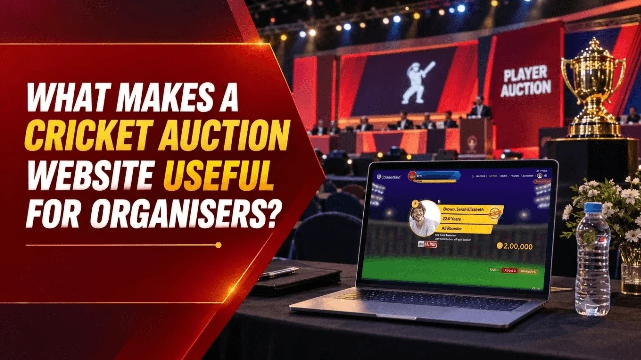 What Makes a Cricket Auction Website Useful for Organisers?